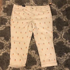 Crown & Ivy Crop pants 24 W